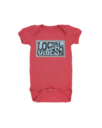 Local Vibes Onesie in Chili Pepper
