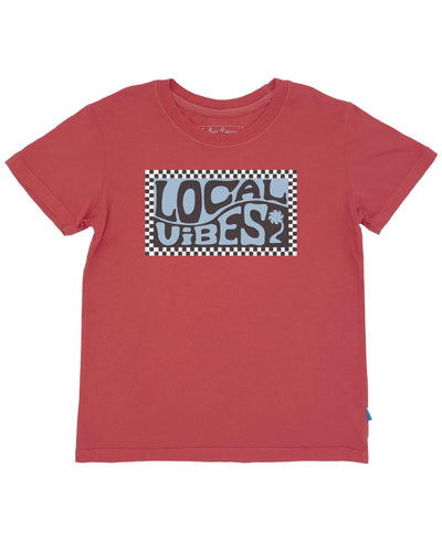 Local Vibes Vintage Tee in Chili Pepper