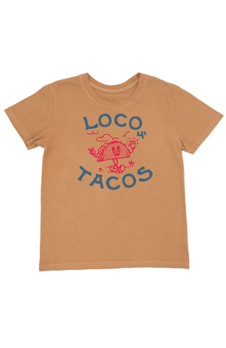 Loco for Tacos Vintage Tee in Apricot