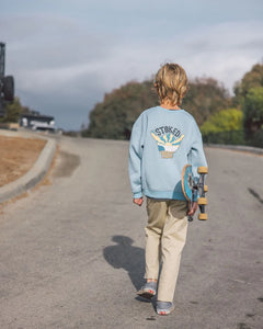 Ryder Stoked Sweatshirt in Sterling Blue