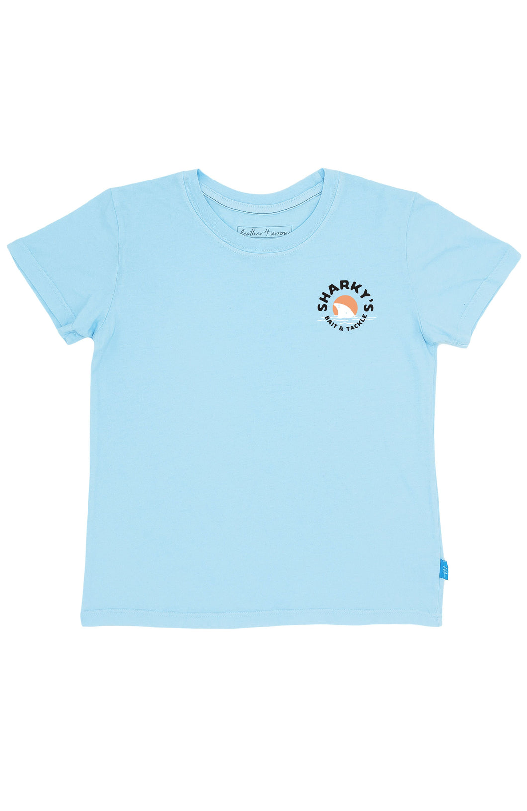 Sharky’s Vintage Tee in Crystal Blue