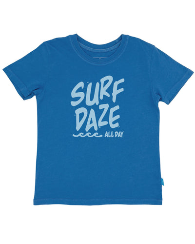Surf Daze Vintage Tee in Seaside Blue