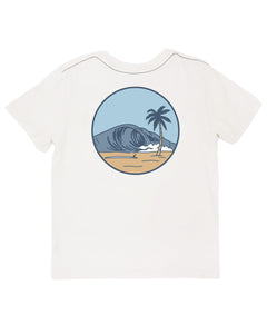5yrs, 8yrs Wave Nomad Vintage Tee in White