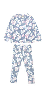 Ava Hacci Set in Dusty Blue