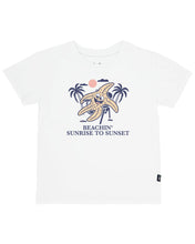 Beachin' Sunrise to Sunset Vintage Tee in White