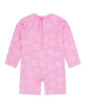 Cali Rashguard Surf Suit in Pop Pink