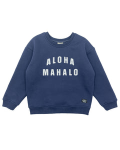 Ryder Aloha Sweatshirt in Crown Blue
