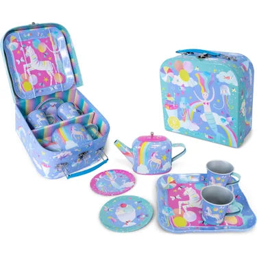 Fantasy Tin Tea Set - 7 pieces