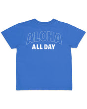 Aloha All Day Vintage Tee in Marina Blue