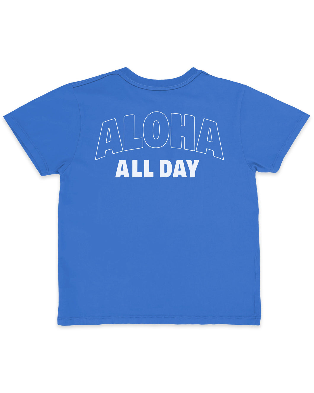 Aloha All Day Vintage Tee in Marina Blue