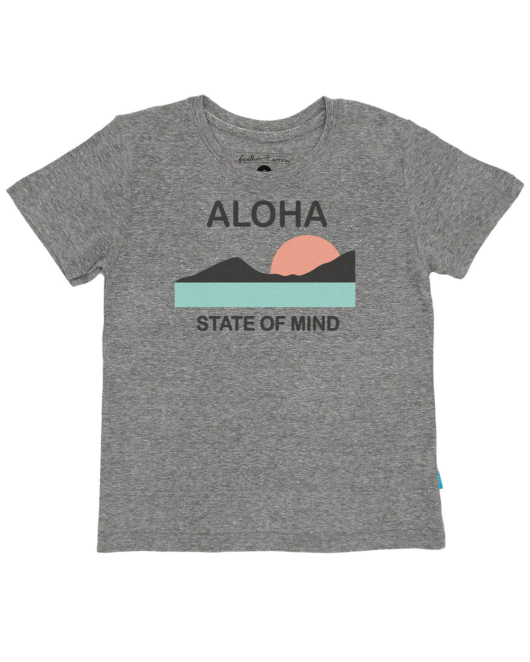 Aloha State of Mind Vintage Tee in Heather Gray