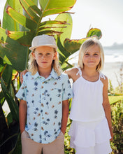 Coconut Button Down Shirt in Surf Spray