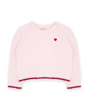 Dreamer Hacci Sweater Pullover in Pink Marshmallow