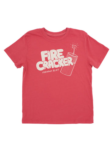 Fire Cracker Vintage Tee in Chili Pepper