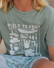 Fishing Adventure Vintage Tee in Lily Pad