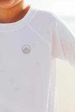 Icon Long Sleeve Rash Guard Top in White