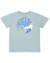 Lost in Paradise Vintage Tee in Canal Blue