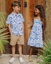 Hibiscus Marina Dress in Marina Blue