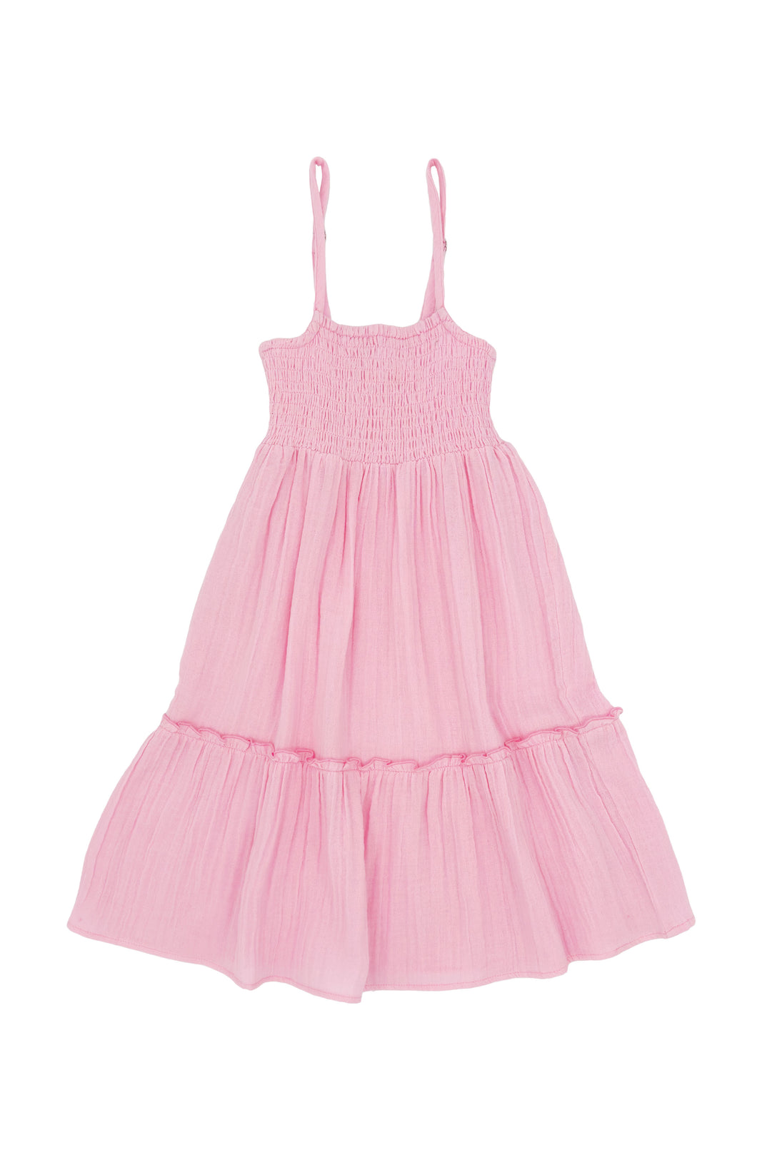 Marina Smocked Dress in Fairy Tale Pink