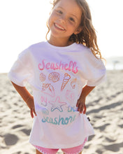 Oversized Tee with Seashells