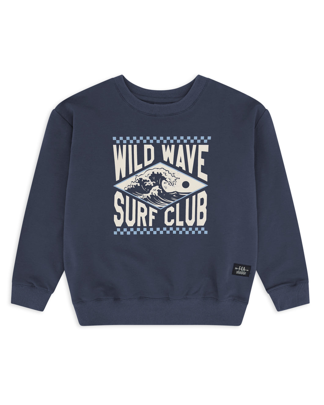 Ryder Wild Wave Surf Club Sweatshirt in Dusty Navy