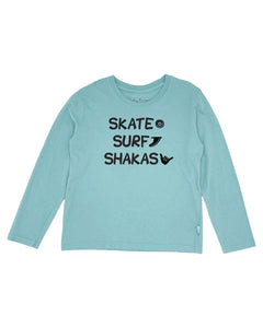 Skate Surf Shakas Long Sleeve Shirt