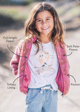 Skyler Polar Fleece Jacket in Desert Rose