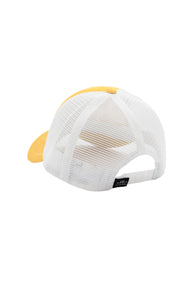 Sun Trucker Hat in Golden Sun/White