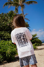 Sunshine Aloha Paradise Vibes Vintage Tee in Dusty White