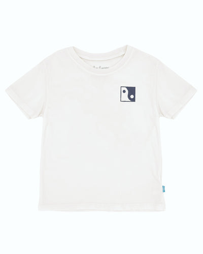 Sunshine Aloha Paradise Vibes Vintage Tee in Dusty White