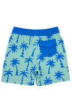 Wavy Palm Boardshort in Beach Glass