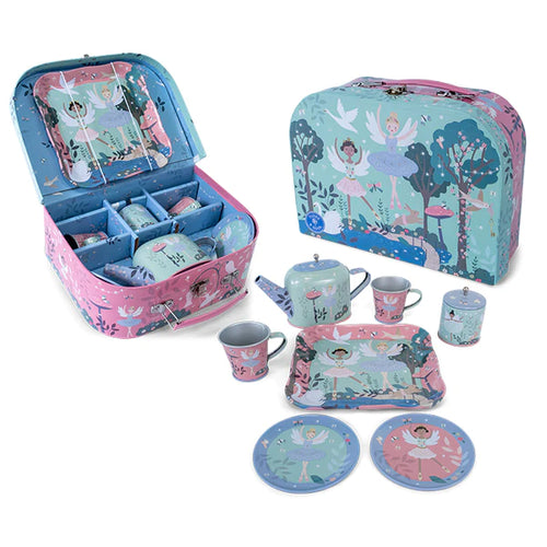 Enchanted Tin Tea Set - 9 pieces