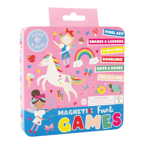 Magnetic Games Tin - Rainbow Fairy