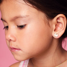 Glitter Rabbit Stud Earrings