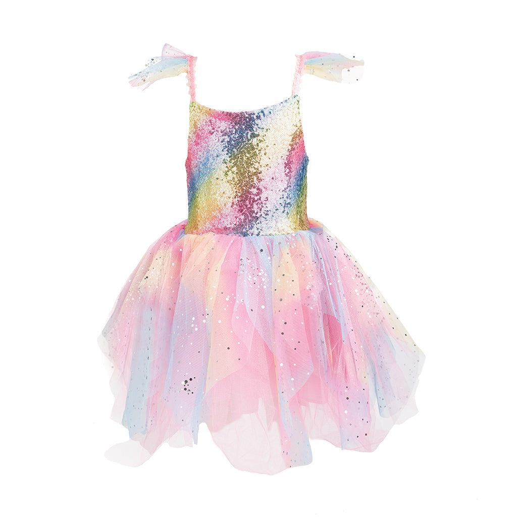 Rainbow Fairy Dress and Wings Set