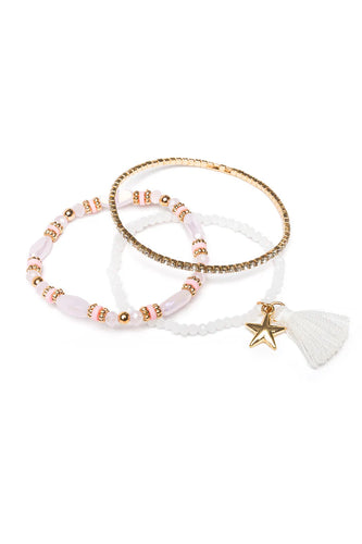 Boutique Rising Star Bracelet Set - 3 pcs