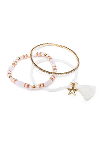 Boutique Rising Star Bracelet Set - 3 pcs