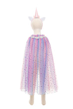 Rainbow Unicorn Cape & Headband in 4-6yrs