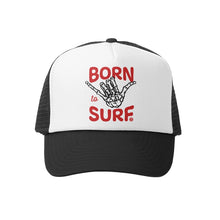 Born to Surf Trucker Hat in Black