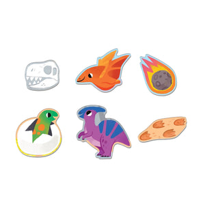 Dinosaur Park 25 Piece Floor Puzzle with Shaped Pieces