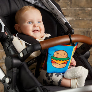 Foodie Baby Crinkle Fabric Stroller Book