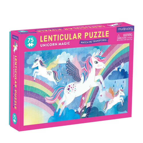 Lenticular Puzzle Unicorn Magic 75 Piece