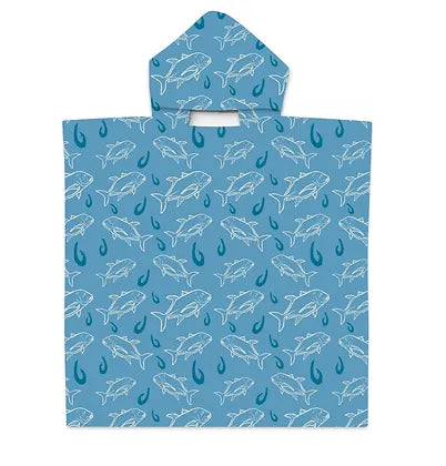 DESIGNED IN HAWAII Keiki Hooded Towel in Ulua