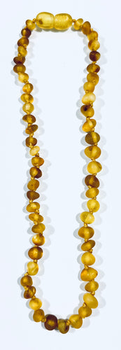 Honey Authentic Certified Raw Amber Necklace