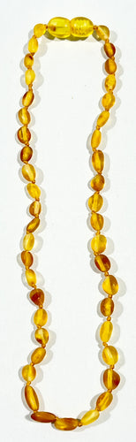 Honey Bean Authentic Certified Raw Amber Necklace