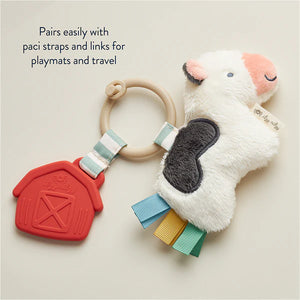 Cow Itzy Pal Plush + Teether