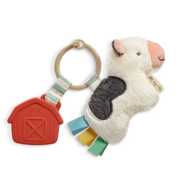 Cow Itzy Pal Plush + Teether