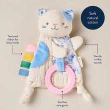 Kitty Bitzy Crinkle with Silicone Teether Toy