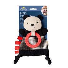 Panda Bitzy Crinkle with Silicone Teether Toy