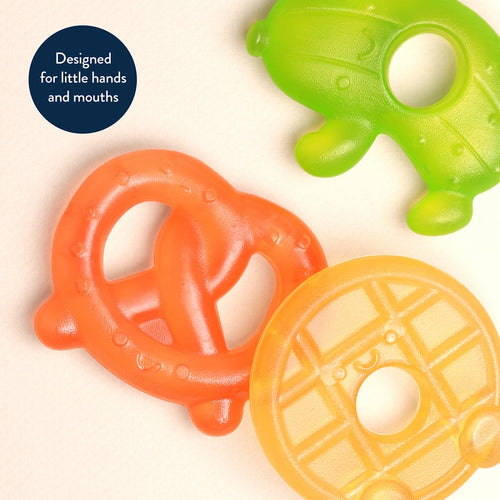 Cutie Coolers™ Silly Foods Water Filled Cooler Teethers (3-pack)